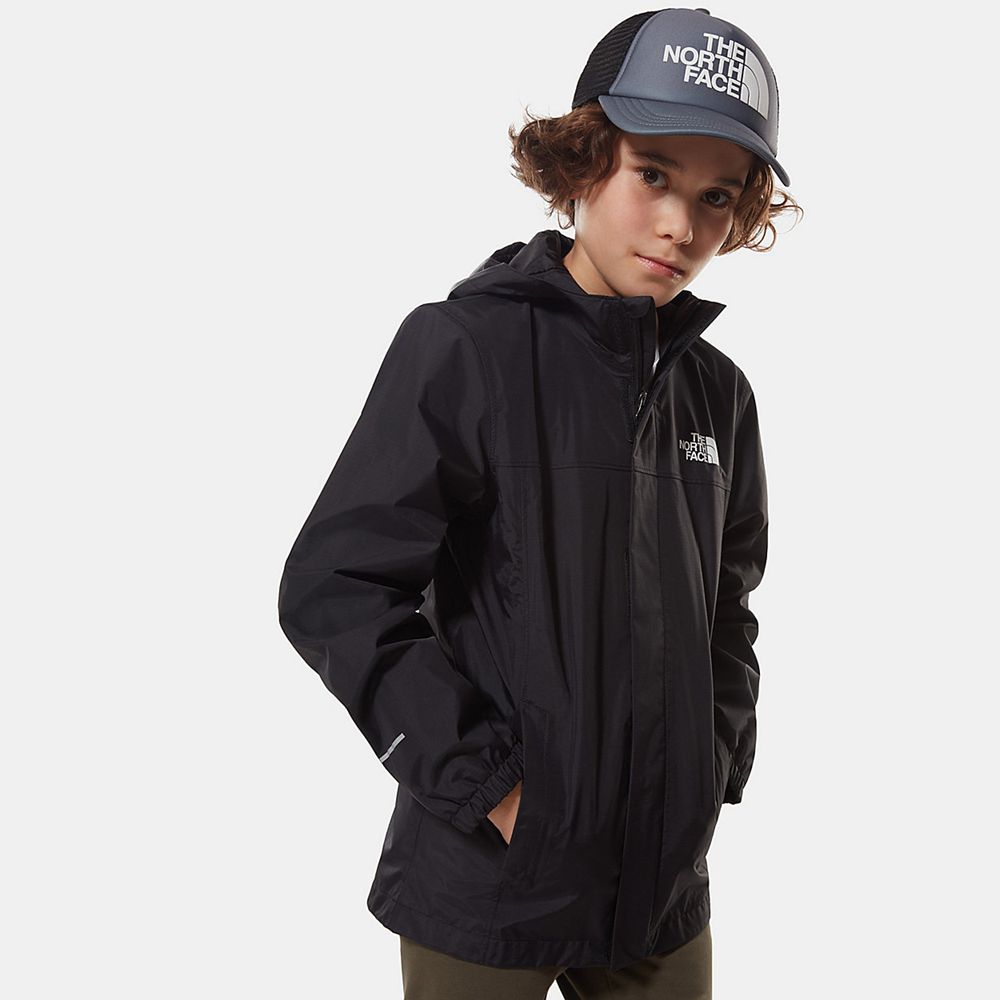 The North Face Waterproof Jackets Boys Australia - The North Face Resolve Reflective Black Hiking (H